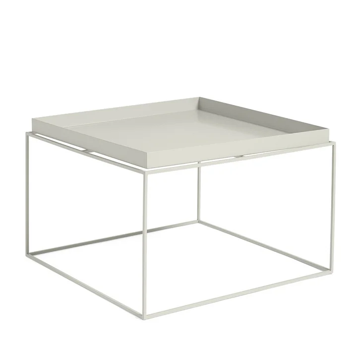 Tray Table vierkant, 60 x 60 cm, warm grey van HAY