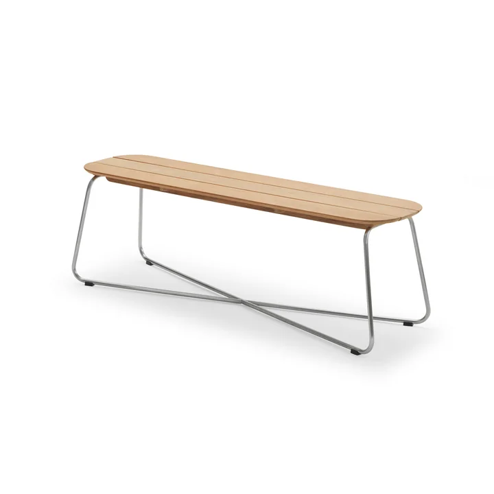 Lilium Bank, Teak / Roestvrij Staal van Skagerak