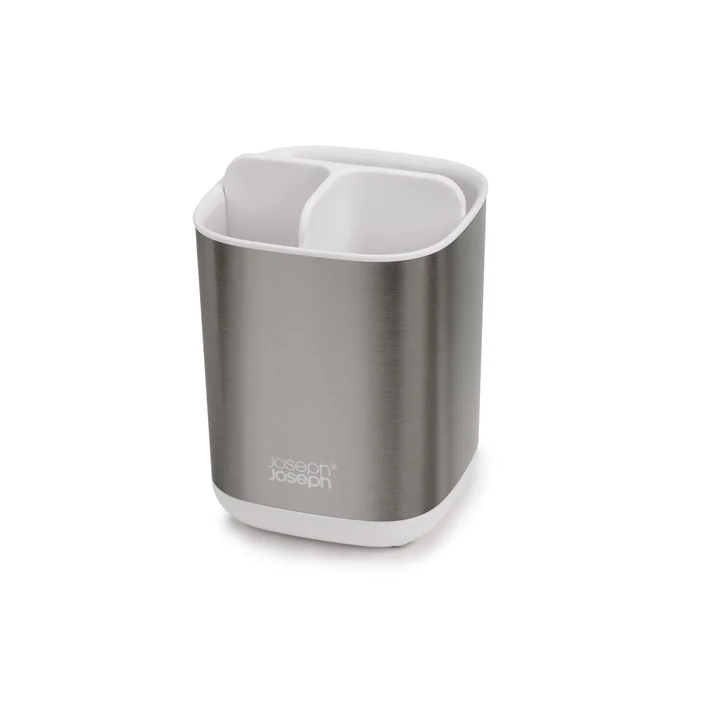 EasyStore Stalen tandenborstelhouder, wit van Joseph Joseph