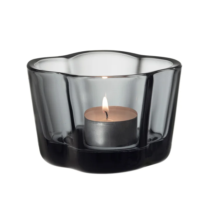 Aalto Theelichthouder 60 mm van Iittala in grijs
