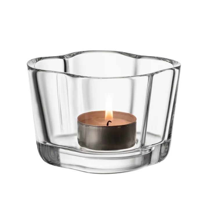 Aalto Theelichthouder 60 mm van Iittala in helder