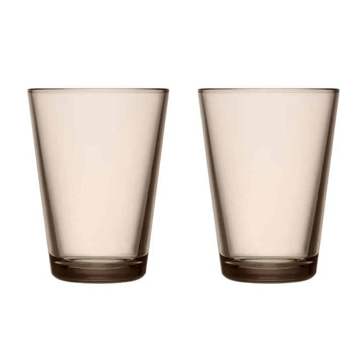 Kartio Drinkglas 40 cl van Iittala in linnen (set van 2)