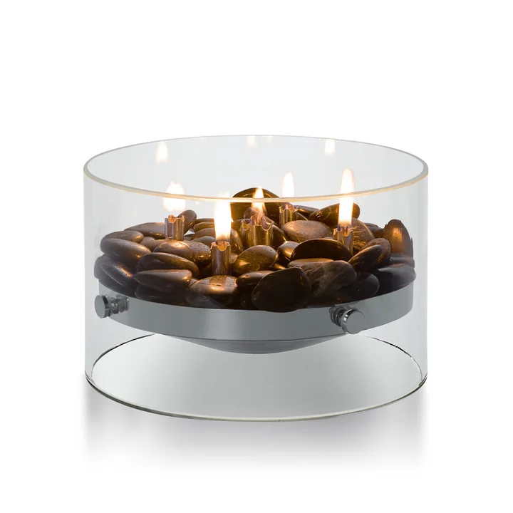 Vuurtafelhaard van Philippi in roestvrij staal