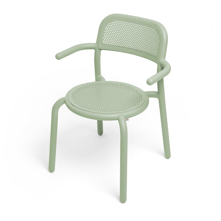 De Toní fauteuil van Fatboy in de kleur mist green