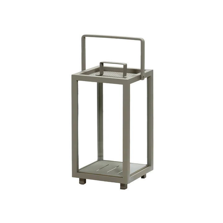 Vuurtorenlantaarn van Cane-line in taupe