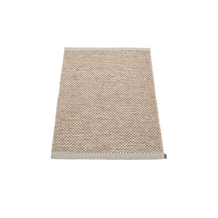 Effi tapijt 60 x 85 cm van Pappelina in warm grijs / bruin / vanille