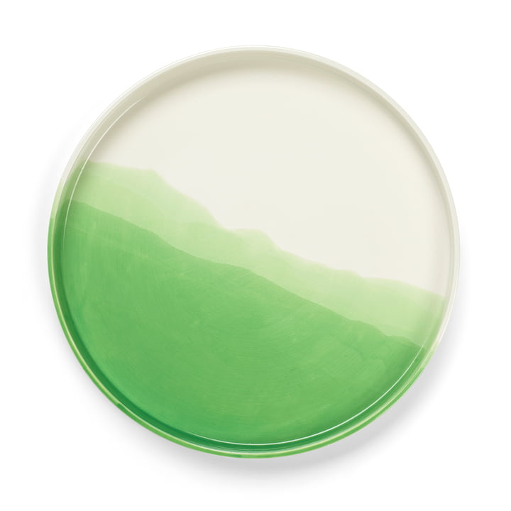 Visgraatbakje Ø 35,5 cm van Vitra in het groen