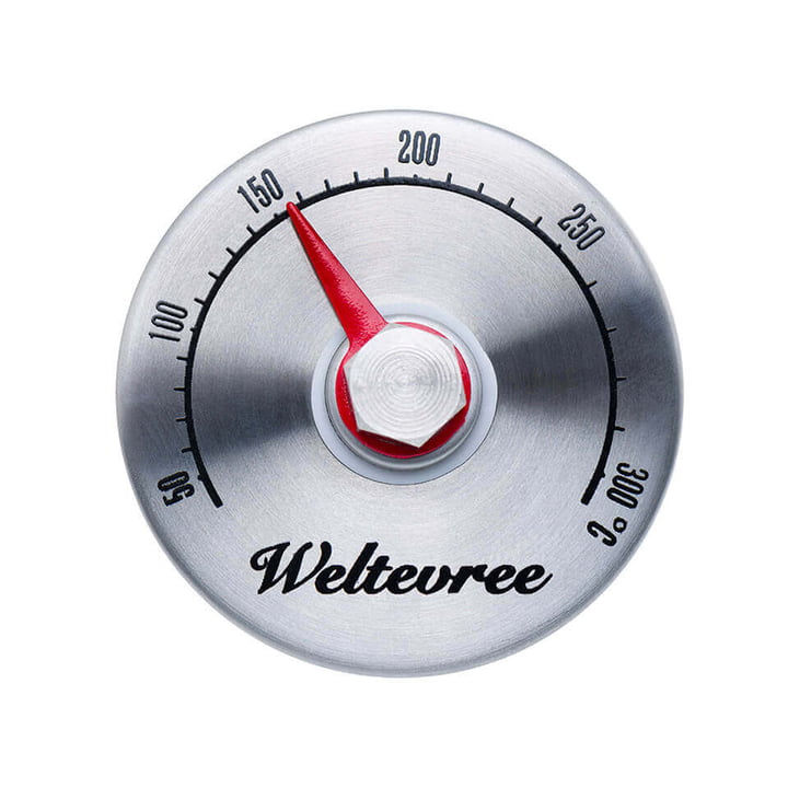 Thermometer voor staalovens voor buitenshuis van Weltevree