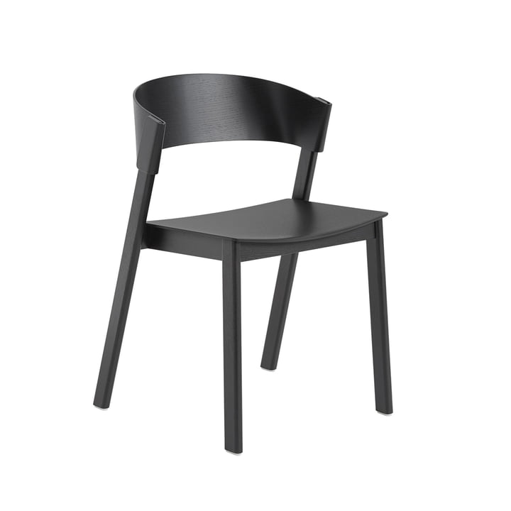 Cover Side Chair van Muuto in zwart