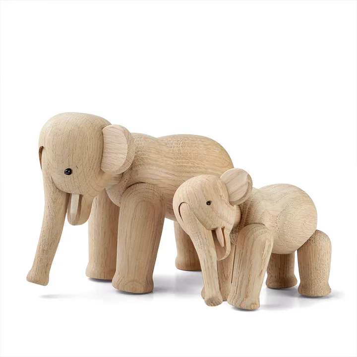 Houten olifant van Kay Bojesen