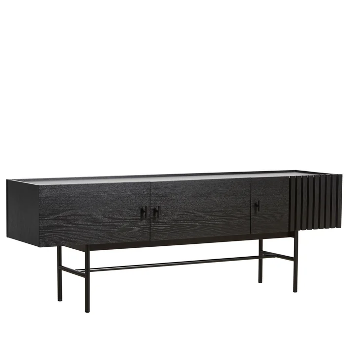 De Array Sideboard 150 cm van Woud in zwart
