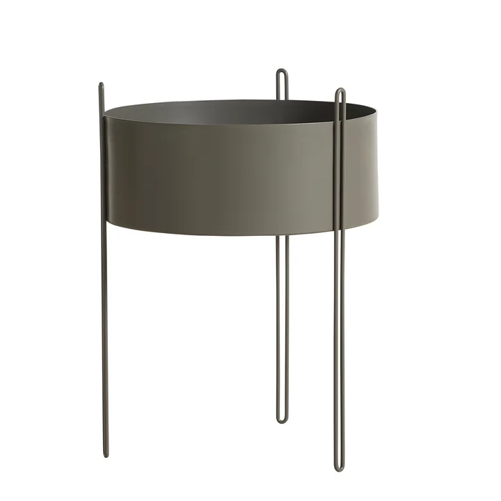 Pidestall Plantenbak L van Woud in taupe