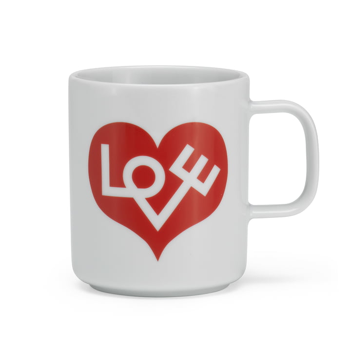 Coffee Mug Love Heart van Vitra in het rood
