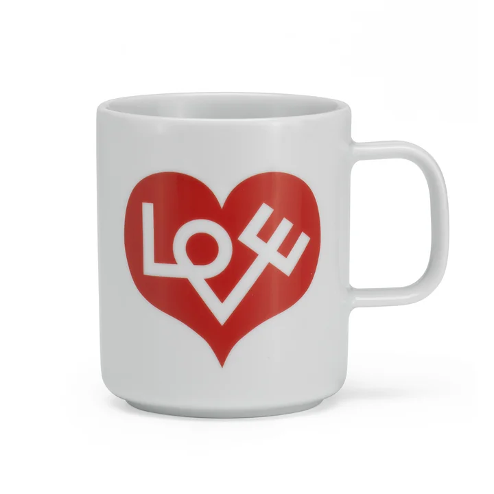 Coffee Mug Love Heart van Vitra in het rood