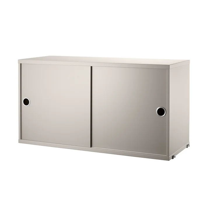 Kastmodule met schuifdeuren 78 x 20 cm van String in beige