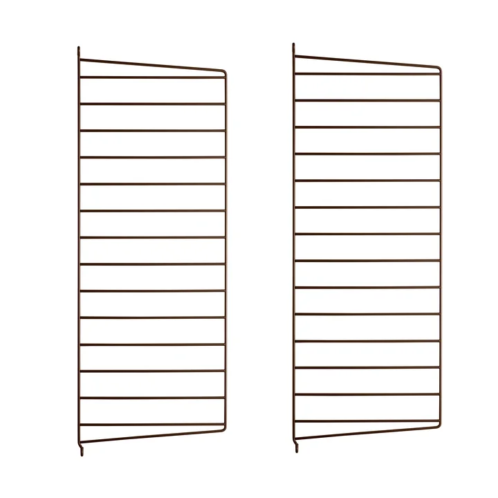 Muurladder voor String Plank 75 x 30 cm (set van 2) van String in bruin