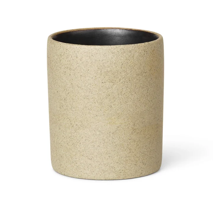 Ferm Living - Bon Accessoires Cup, beige / zwart