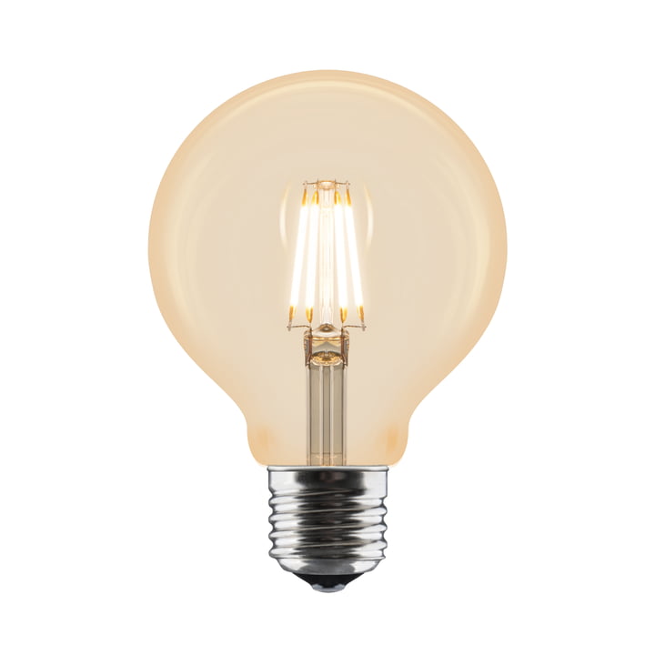 Idea LED lamp, E27, 2W, 80 mm, amber van Umage