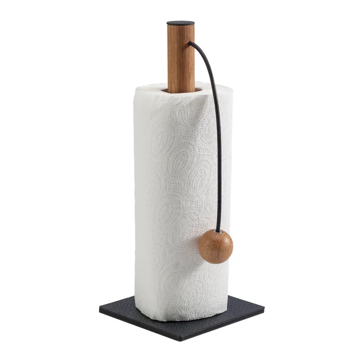 Lind DNA - keukenrolhouder String 30 cm, Nijlpaard antraciet zwart