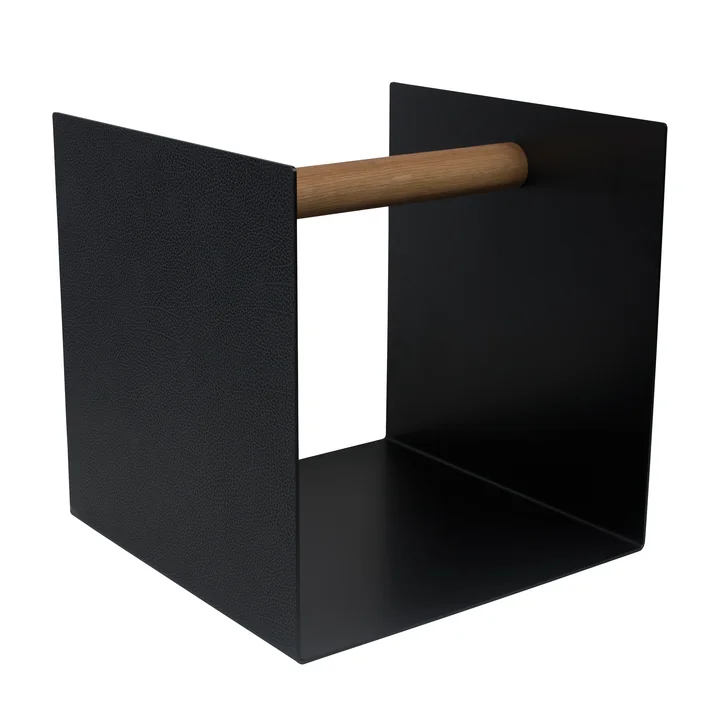 Table & More, Nijlpaard zwart antraciet / zwart / natuurlijke eik van Lind DNA