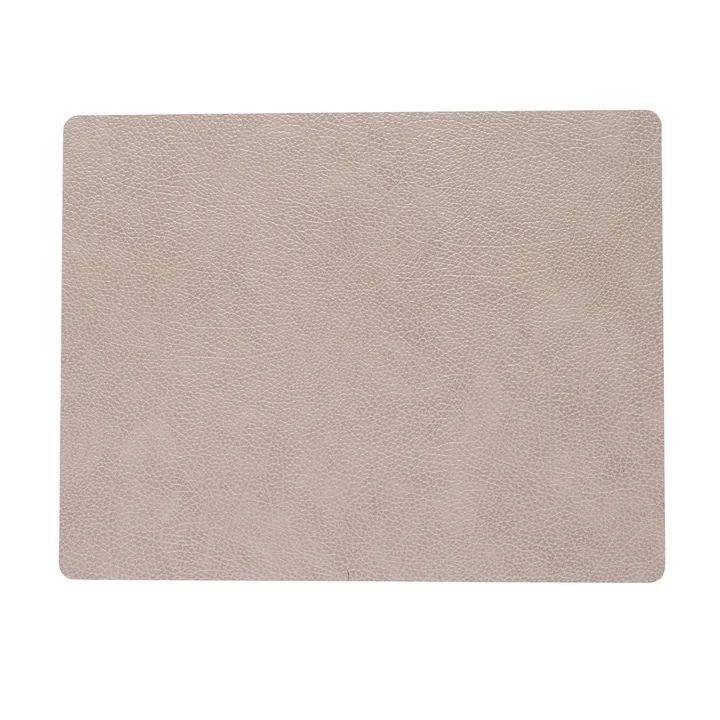 Placemat Square L 35 x 45 cm, Hippo warm grijs van Lind DNA