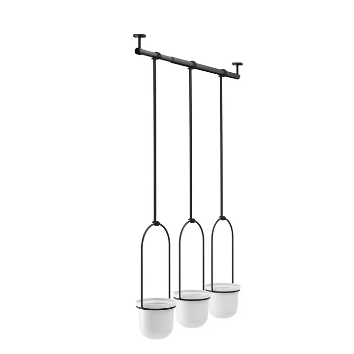 Triflora hangmand van Umbra in zwart/wit