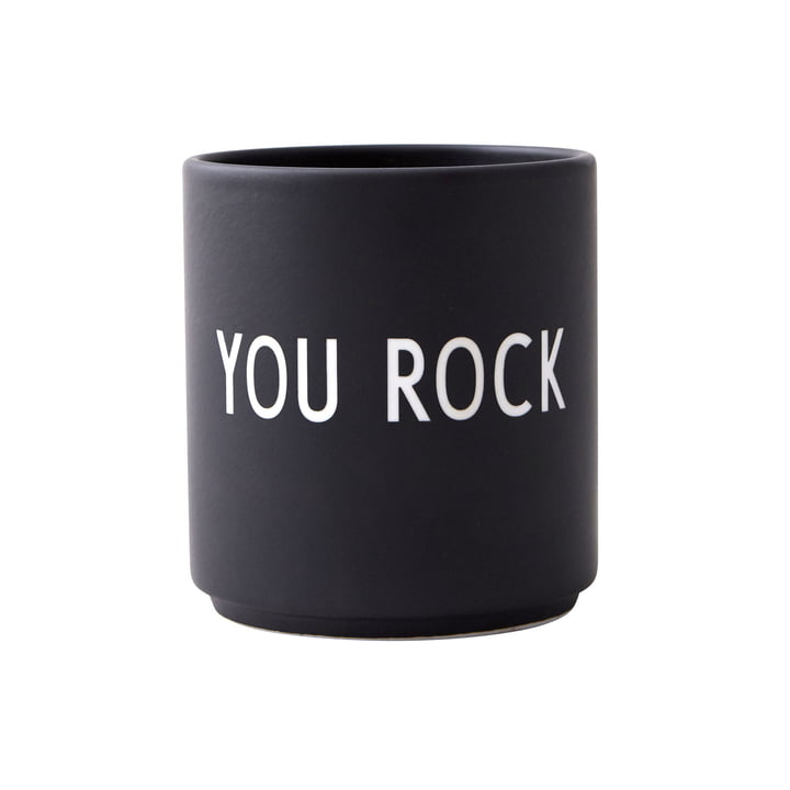 AJ Favourite Porseleinen mok, You Rock door Design Letters
