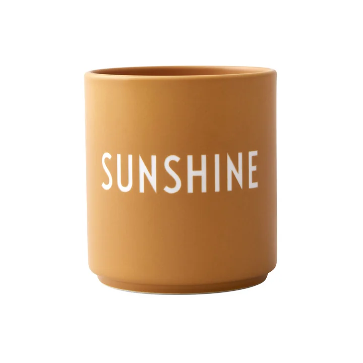AJ Favourite Sunshine Porseleinen mok, van Design Letters