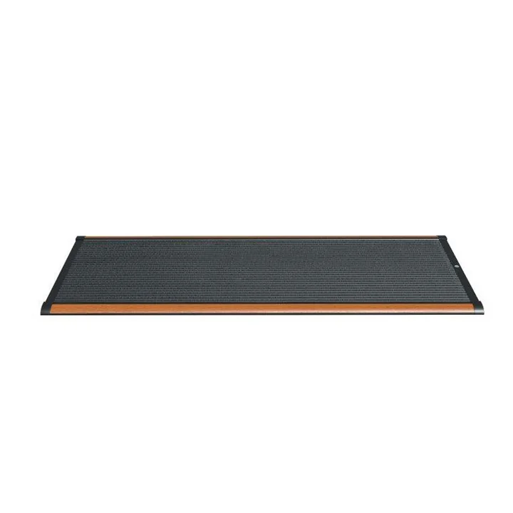 Deurmat Buiten 120 × 70 cm van Rizz in teak / antraciet