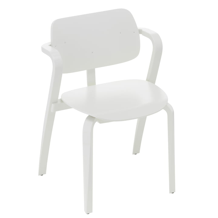 Aslak Chair, wit geschilderd door Artek