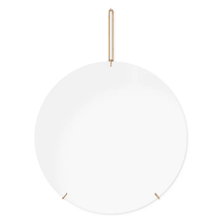 Wandspiegel Ø 70 cm van Moebe in messing