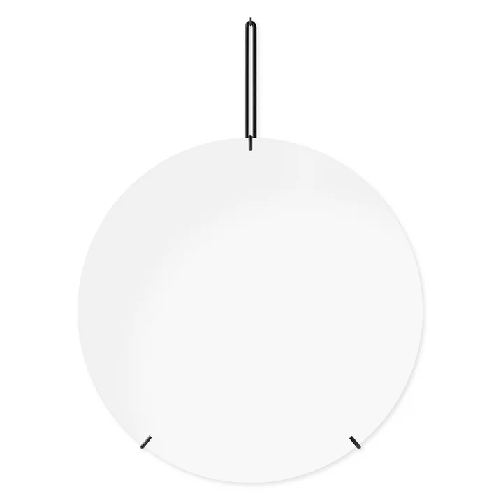 Wandspiegel Ø 70 cm van Moebe in zwart