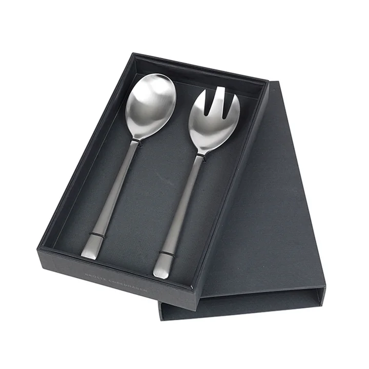 Hune Saladeservers, geborsteld roestvrij staal (2 stuks) uit Broste Copenhagen