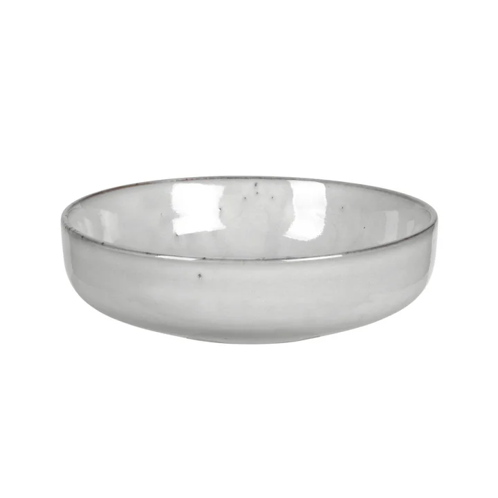 Nordic schaal diep, Ø 17 x H 5 cm, zand van Broste Copenhagen