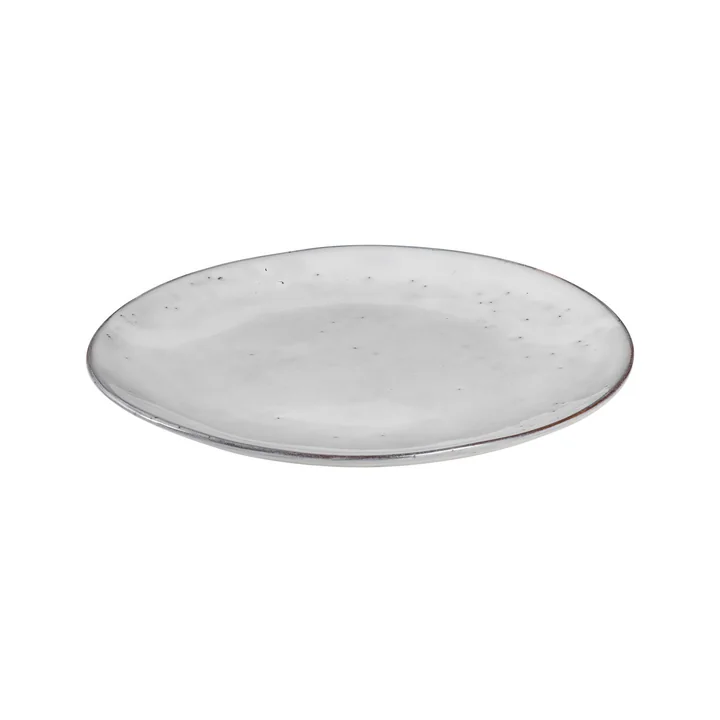 Scandinavisch dinerbord, Ø 26 x H 2,5 cm, zand van Broste Copenhagen