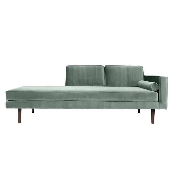 Broste Copenhagen Wind Chaise Longue, armleuning rechts, chinois green van Broste Copenhagen