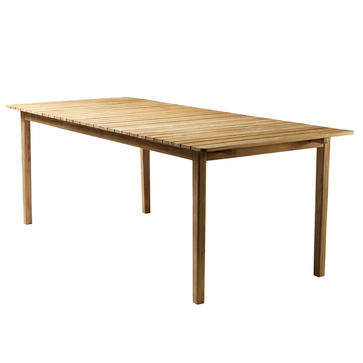 M2 Tuintafel 90 x 219,5 cm van FDB Møbler in teakhout