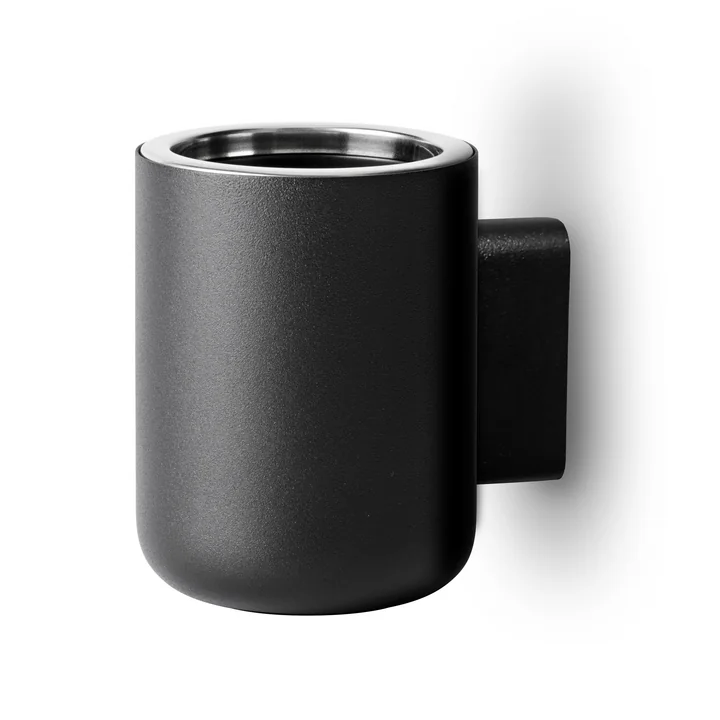 Badtandenborstelhouder wandbevestiging van Audo in het zwart