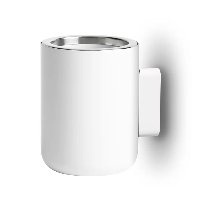 Badtandenborstelhouder wandbevestiging van Audo in het wit