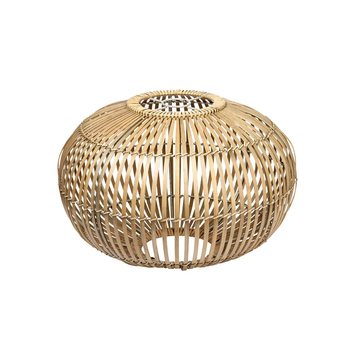 Broste Copenhagen - Zep Bamboe lampenkap, Ø 38 x H 26 cm, naturel