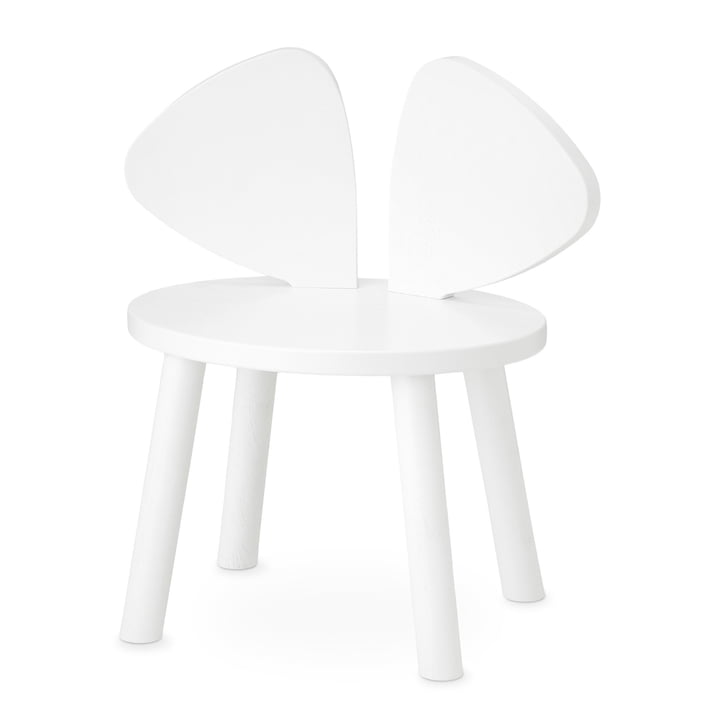 Mouse Kinderstoel van Nofred in wit