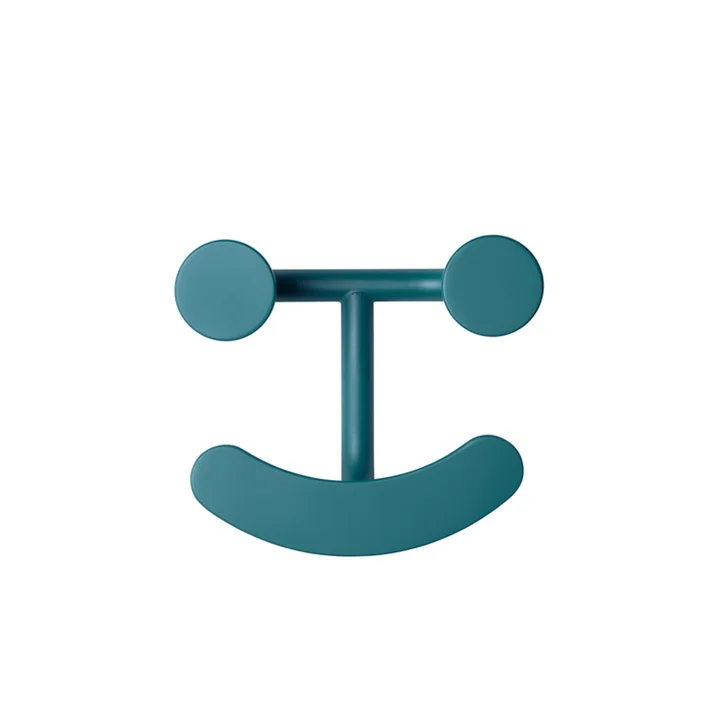 Happy Hook Wandhaken van Fritz Hansen in turkoois