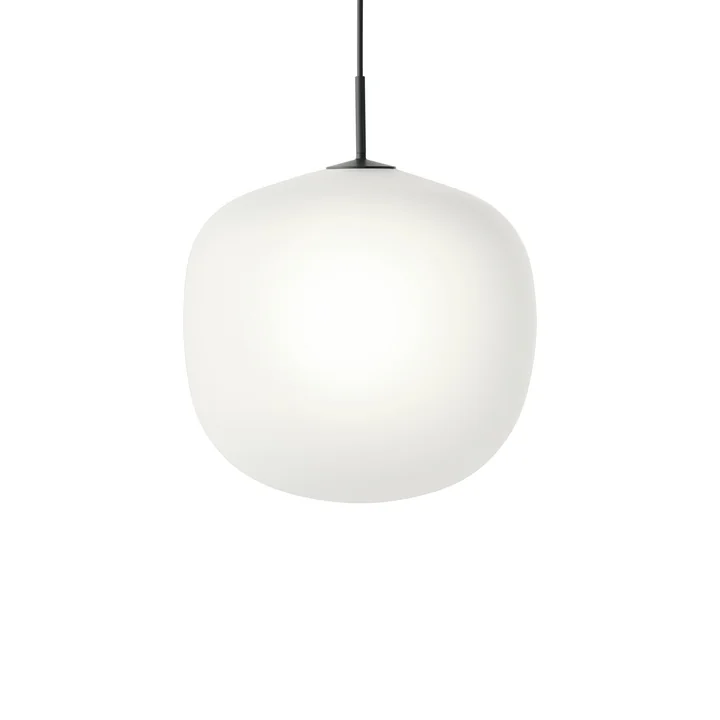 Rime Muuto Hanglamp Ø 45 cm, opaal / zwart van