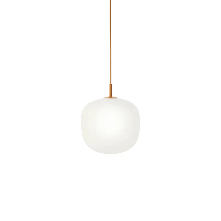 Rime Muuto Hanglamp Ø 25 cm, opaal / oranje van