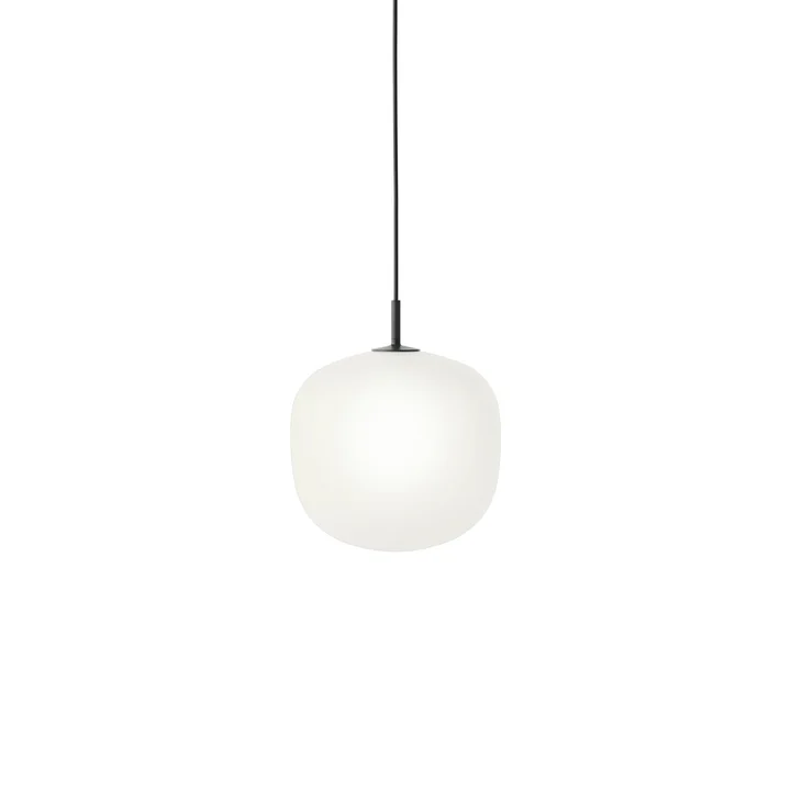 Rime Muuto Hanglamp Ø 25 cm, opaal / zwart van