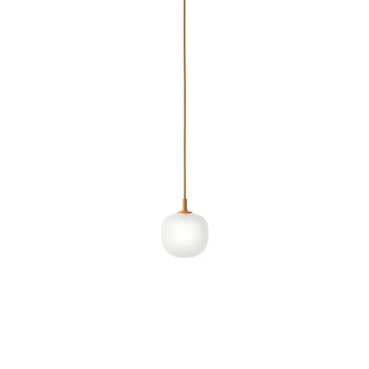 Rime Hanglamp Ø 12 cm, opaal / oranje van Muuto