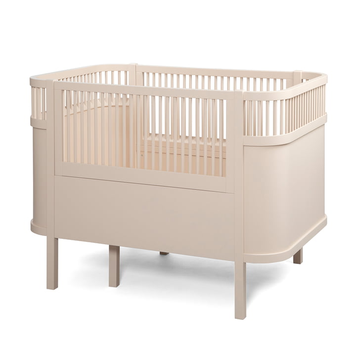 Het Sebra bed Baby & Junior van binnenuit Sebra birchbark beige