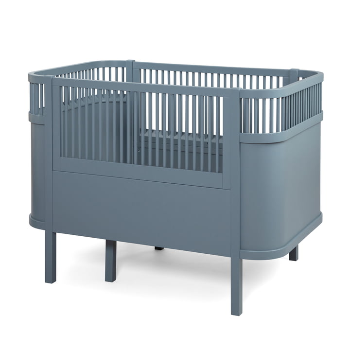 Het Sebra bed Baby & Junior van binnenuit Sebra forest lake blue