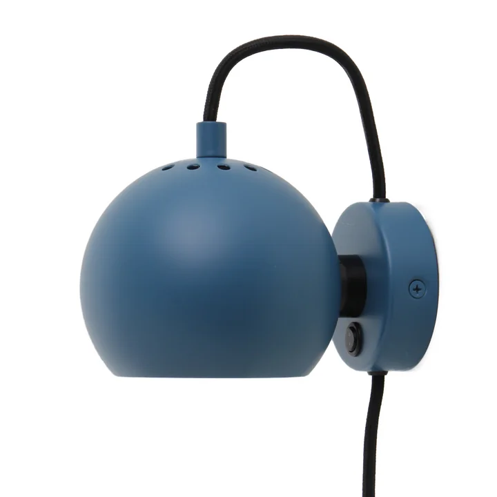 Ball Wandlamp, petrol mat van Frandsen