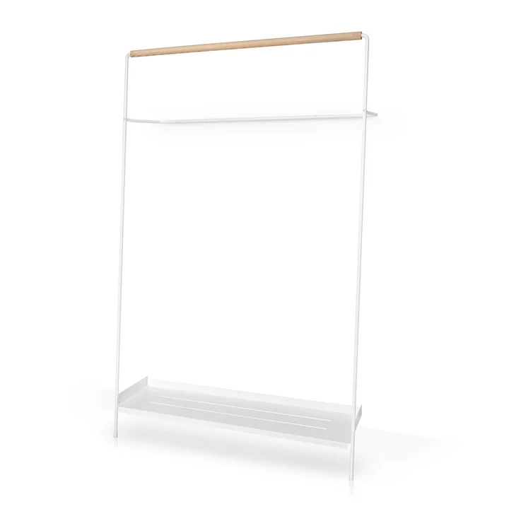 Scheve kledingkast Meta, wit / essen van vonbox